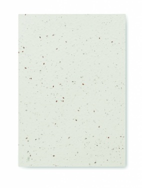 Logo trade promotional gift photo of: A5 seed paper cover notebook