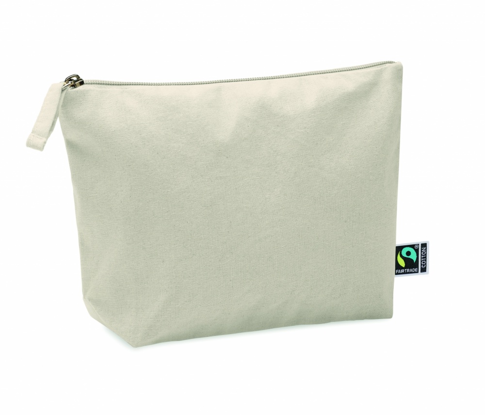 Logo trade promotional merchandise picture of: Cosmetic bag Fairtrade