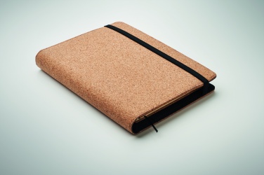 Logo trade promotional items image of: A5 portfolio in cork