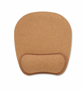 Logo trade advertising products image of: Ergonomic cork mouse mat