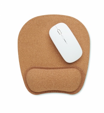 Logo trade promotional giveaways picture of: Ergonomic cork mouse mat