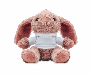 Logo trade promotional giveaway photo of: Bunny plush wearing a hoodie
