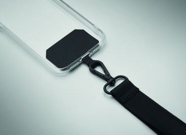 Logo trade promotional gift photo of: Polyester phone wrist strap