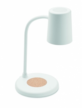 Logo trade promotional products picture of: Wireless charger, lamp speaker