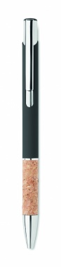 Logotrade promotional products photo of: Ballpoint pen made of aluminum with a cork grip