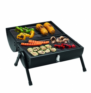 Logo trade promotional giveaways image of: Portable barbecue with chimney