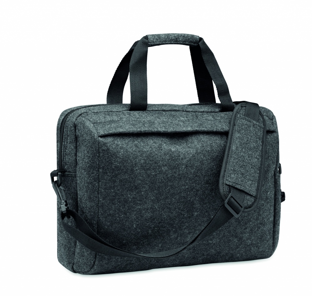Logotrade corporate gift image of: 15 inch RPET felt laptop bag