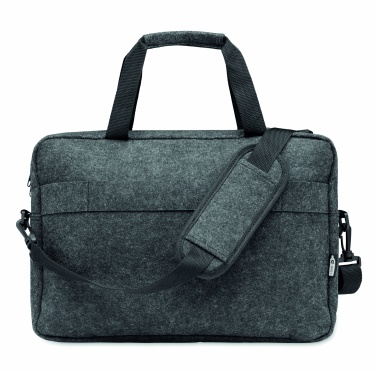 Logo trade advertising product photo of: 15 inch RPET felt laptop bag