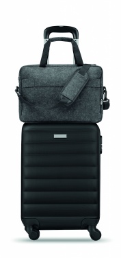 Logotrade promotional gift image of: 15 inch RPET felt laptop bag