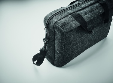 Logotrade promotional gifts photo of: 15 inch RPET felt laptop bag