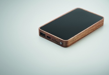 Logo trade corporate gifts image of: Wireless 4000 mAh Power bank