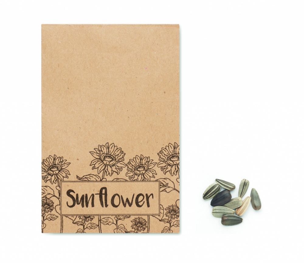 Logo trade promotional giveaways image of: Sunflower seeds in envelope