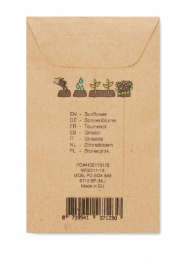 Logotrade promotional item image of: Sunflower seeds in envelope