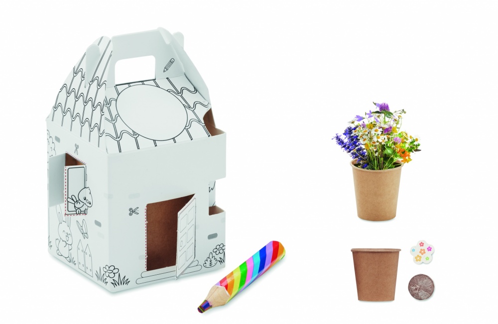 Logo trade promotional merchandise image of: House shaped seeds grow set