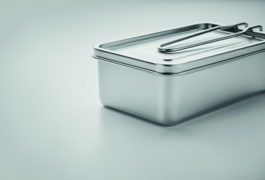 Logo trade promotional giveaway photo of: Stainless steel lunch box