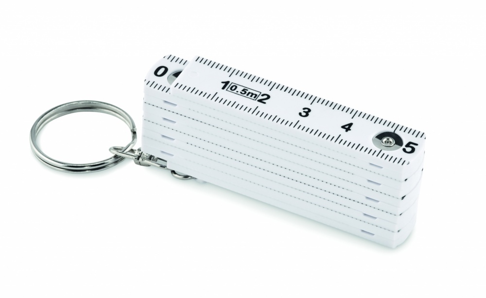 Logotrade business gifts photo of: Carpenters ruler key ring 50cm Kotka