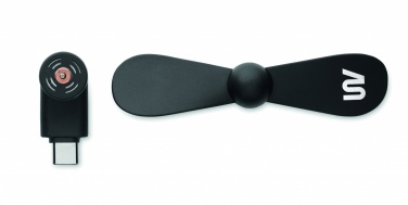 Logo trade advertising products image of: Portable USB-C fan