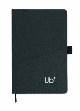 Logo trade promotional products picture of: A5 notebook PU front pocket