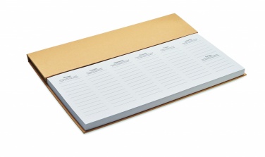 Logotrade promotional items photo of: Weekly desktop planner