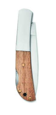 Logotrade business gifts photo of: Foldable knife in acacia wood