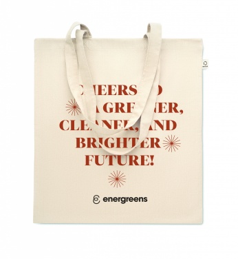 Logo trade business gift photo of: Recycled cotton shopping bag