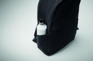 Logo trade corporate gift photo of: A 15-inch laptop backpack made of recycled pre-consumer cotton and recycled polyester with customizable printing.