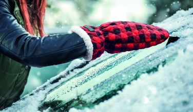 Logo trade promotional merchandise picture of: Quilted ice scraper glove