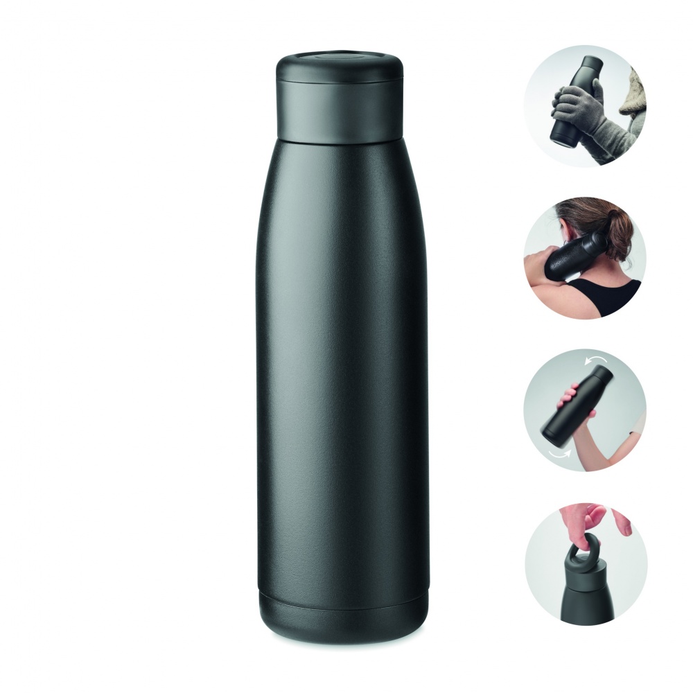 Logotrade promotional giveaway image of: Heat-cool double wall bottle