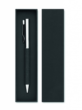 Logo trade corporate gift photo of: Metal twist ball pen in box