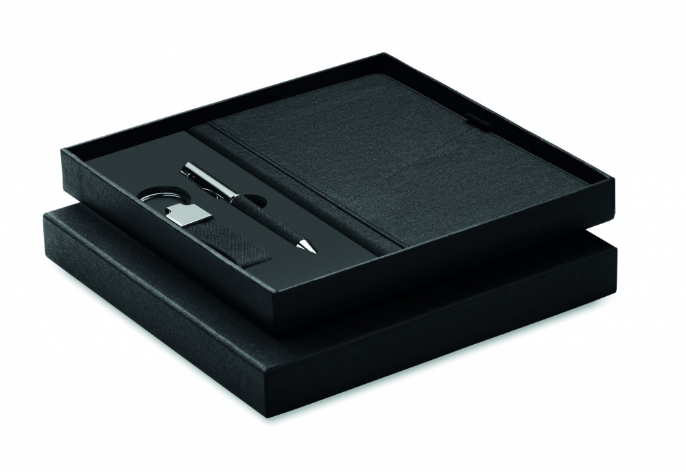 Logo trade promotional giveaways image of: 3 piece gift set in box