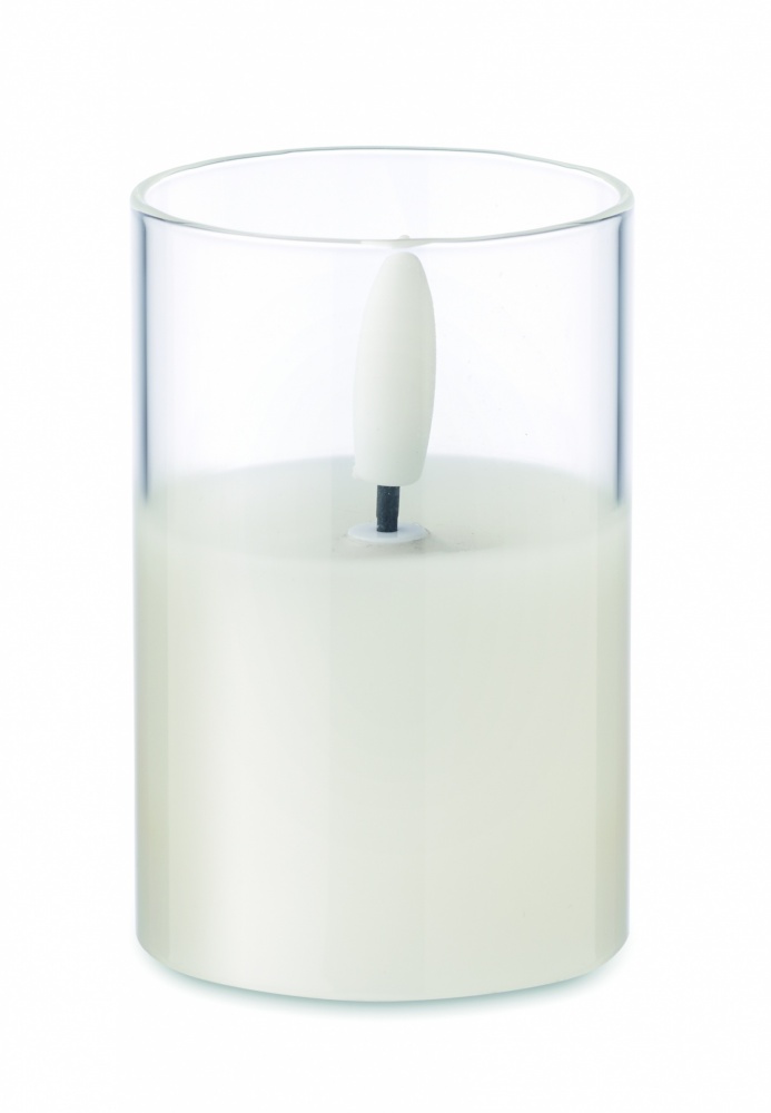 Logotrade promotional merchandise picture of: LED wax candle in glass holder