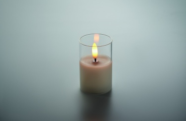 Logotrade promotional gifts photo of: LED wax candle in glass holder