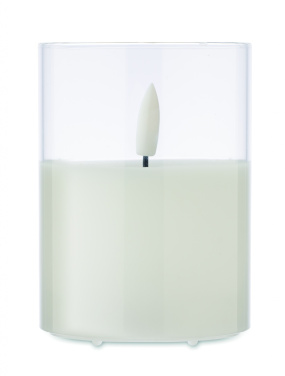 Logotrade promotional gifts photo of: LED wax candle in glass holder