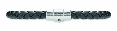 Logo trade promotional giveaways picture of: Braided faux leather bracelet