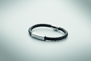 Logotrade corporate gift picture of: Braided faux leather bracelet