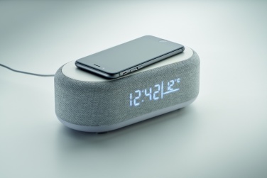 Logo trade promotional merchandise picture of: 15W wireless charging speaker