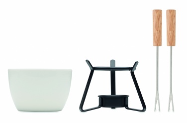Logotrade promotional product picture of: Ceramic fondue set 240 ml