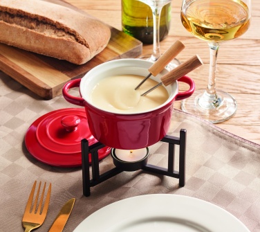 Logo trade promotional products image of: Ceramic fondue set 300 ml