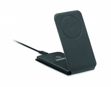 Logo trade promotional gifts image of: Foldable magnetic charger 15W