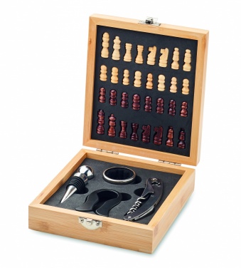 Logotrade promotional gift picture of: Chess board wine set