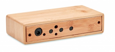 Logotrade promotional giveaway picture of: Wireless charger in bamboo 5W