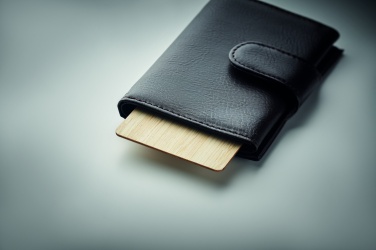 Logotrade advertising product picture of: RFID card in bamboo material