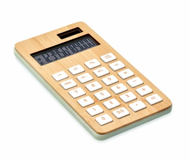 Logotrade promotional giveaway image of: 12 digit bamboo calculator