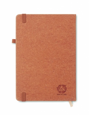 Logotrade promotional giveaway picture of: Recycled Leather A5 notebook