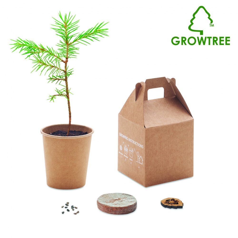 Logo trade advertising products image of: Pine tree set