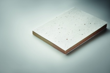 Logotrade promotional item picture of: Grass/seed paper memo pad