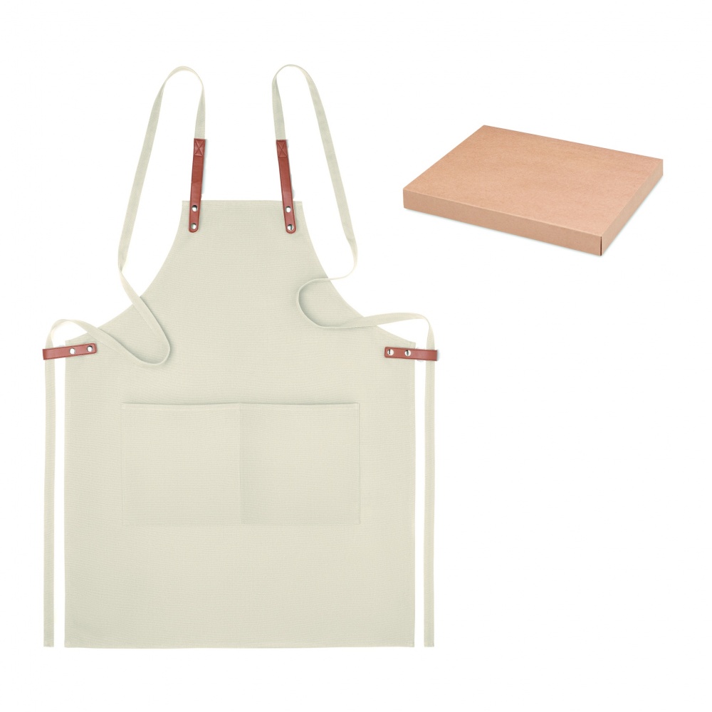 Logo trade advertising products image of: Organic cotton apron 340 gr/m²