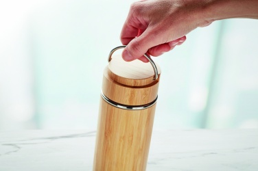 Logo trade advertising product photo of: Double wall flask 400 ml TAMPERE