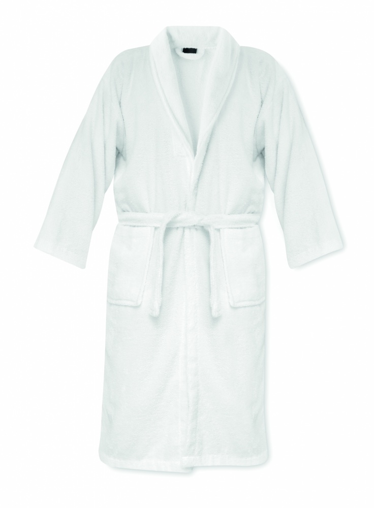 Logo trade promotional item photo of: Bathrobe organic cotton XL/XXL