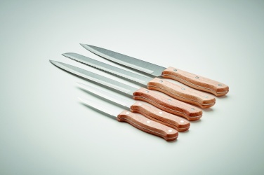 Logotrade business gifts photo of: 5 piece knife set in base